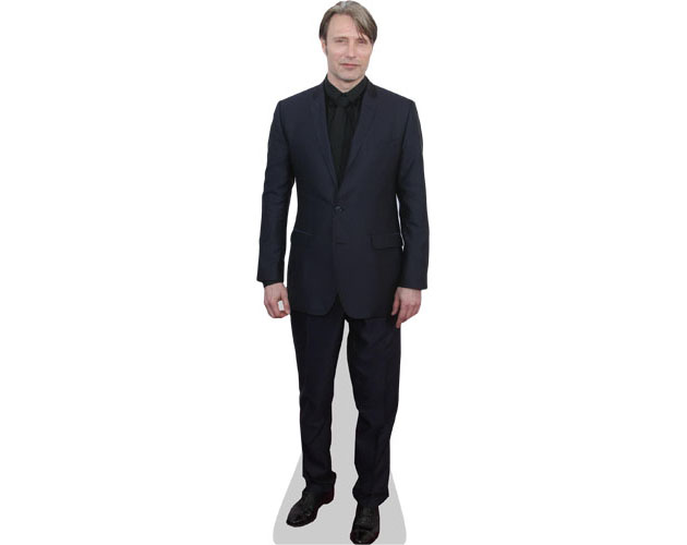 Mads Mikkelsen Cardboard Cutout wearing a suit