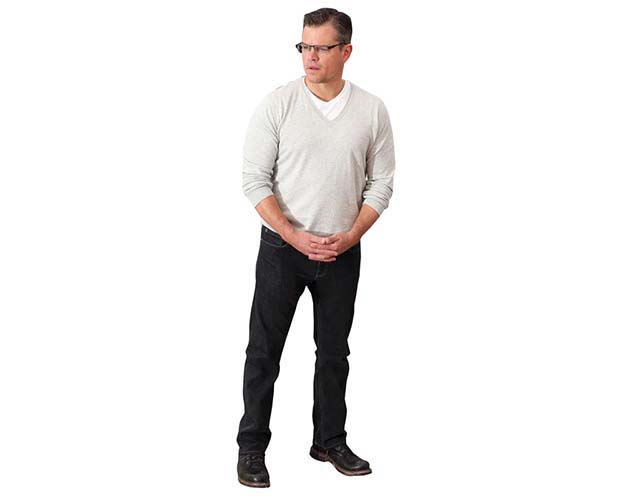 Cardboard Cutout of Matt Damon Lifesize Celebrity Cutouts