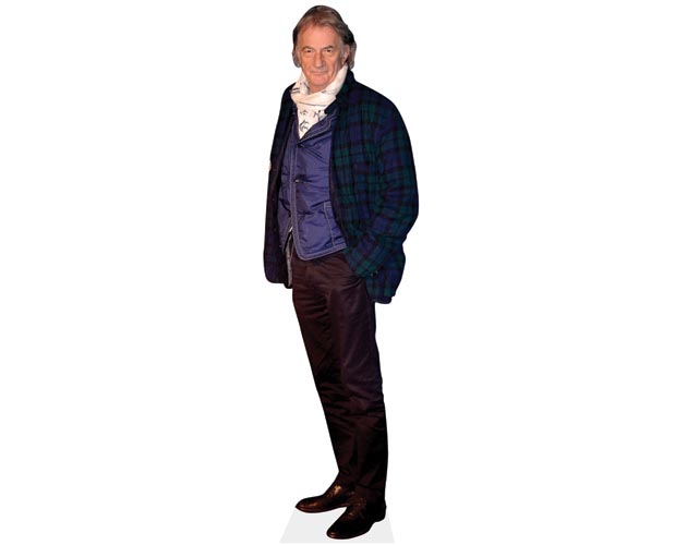 A Lifesize Cardboard Cutout of Paul Smith wearing a scarf