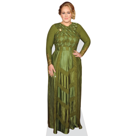 Featured image for “Adele (Green Dress) Cardboard Cutout”