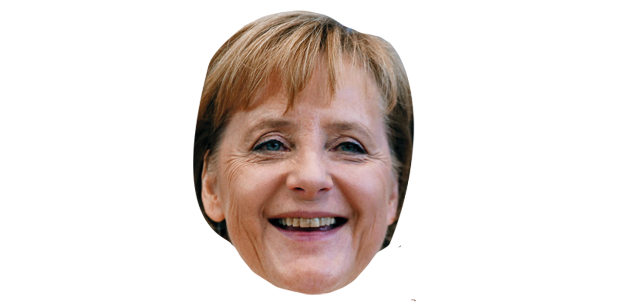Featured image for “Angela Merkel (Smiling) Celebrity Mask”