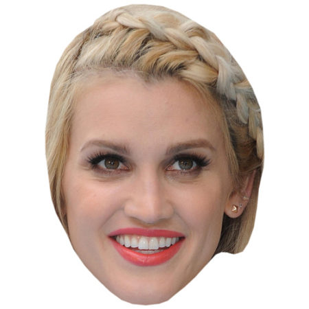 A Cardboard Celebrity Mask of Ashley Roberts