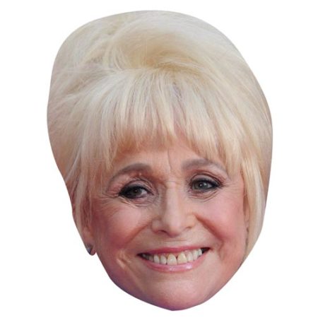 A Cardboard Celebrity Mask of Barbara Windsor
