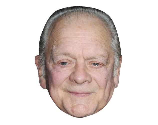 A Cardboard Celebrity Mask of David Jason