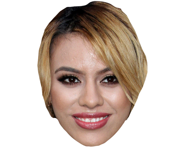 A Cardboard Celebrity Mask of Dinah-Jane Hansen
