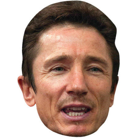 A Cardboard Celebrity Mask of Dominic Keating