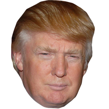 Featured image for “Cardboard Cutout Celebrity Donald Trump Mask”