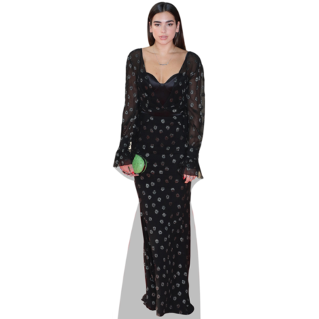 Featured image for “Dua Lipa (Black Dress) Cardboard Cutout”