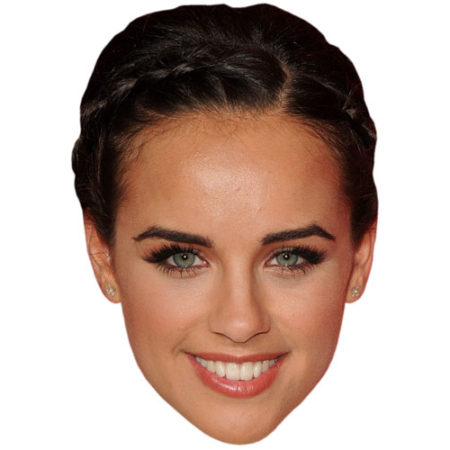 A Cardboard Celebrity Mask of Gerogia May Foote