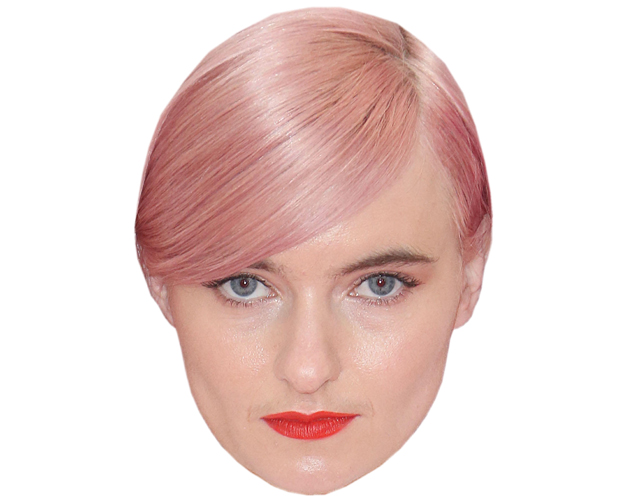 A Cardboard Celebrity Mask of Grace Chatto
