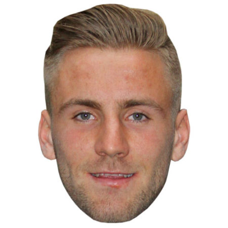 Featured image for “Cardboard Cutout Celebrity Luke Shaw Mask”