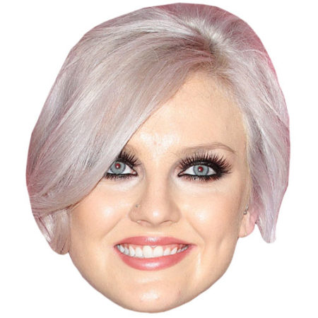 A Cardboard Celebrity Mask of Leigh-Perrie Edwards