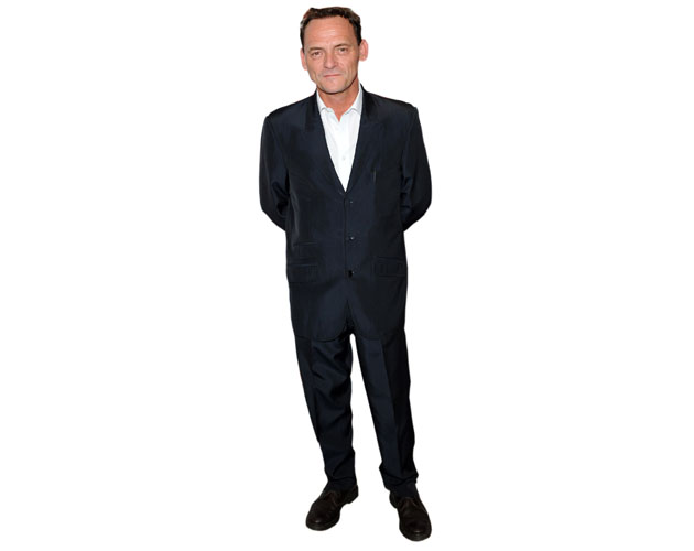 A Lifesize Cardboard Cutout of Perry Fenwick wearing a suit