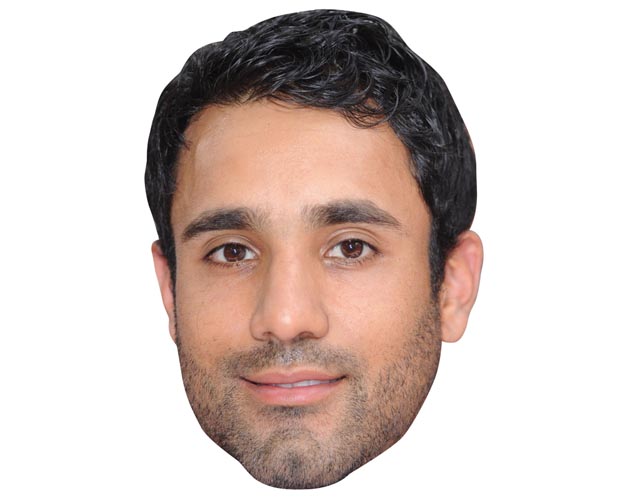 A Cardboard Celebrity Mask of Ravi Bopara