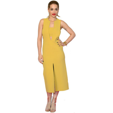 Featured image for “Rita Ora (Yellow Dress) Cutout”