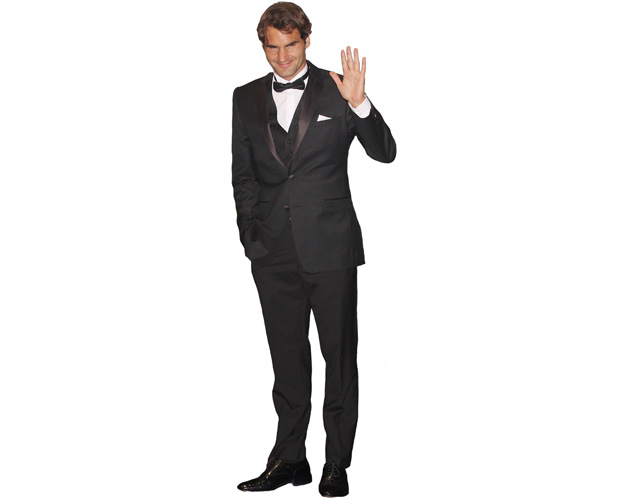 Roger Federer Life Size Cutout Suit 