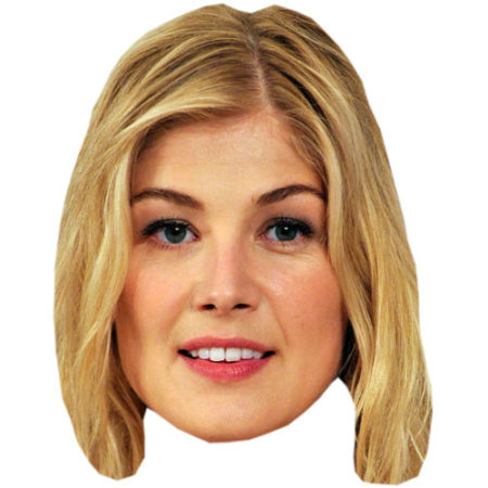 Featured image for “Cardboard Cutout Celebrity Rosamund Pike Mask”
