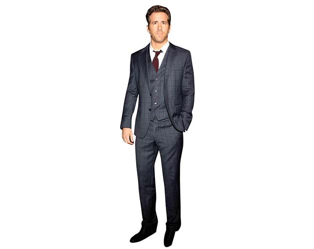 Ryan Reynolds (Dark Suit) Half Body Buddy - Celebrity Cutouts