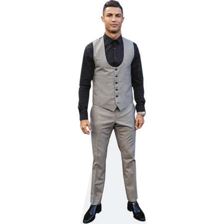 Featured image for “Cristiano Ronaldo (Grey Waistcoat) Cardboard Cutout”