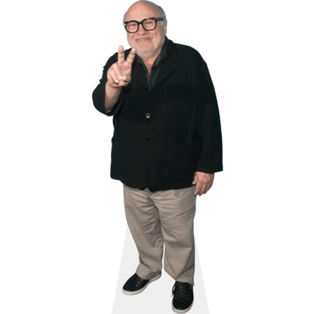 Featured image for “Danny DeVito (Peace) Cardboard Cutout”