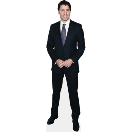Featured image for “Justin Trudeau (Purple Tie) Cardboard Cutout”