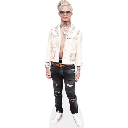Featured image for “Lil Pump (White Jacket) Cardboard Cutout”