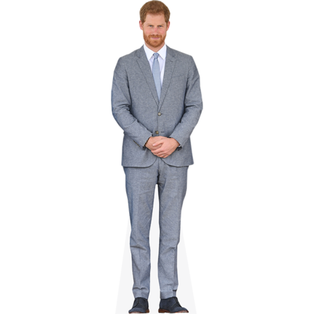 Featured image for “Prince Harry (Grey Suit) Cardboard Cutout”