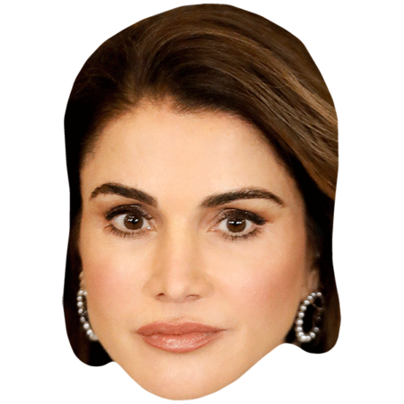 Featured image for “Queen Rania of Jordan (Brown Hair) Celebrity Mask”