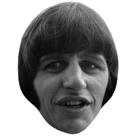 Featured image for “Ringo Starr (BW) Celebrity Mask”
