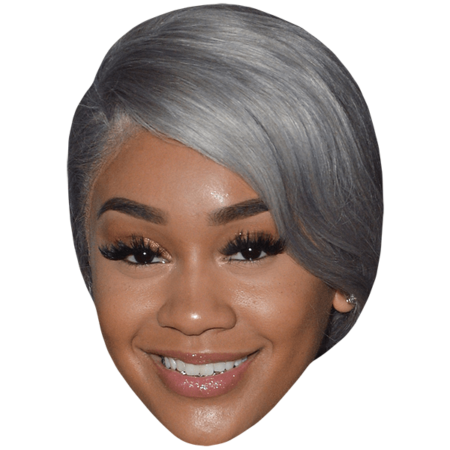 Featured image for “Saweetie (Lilac Hair) Celebrity Mask”