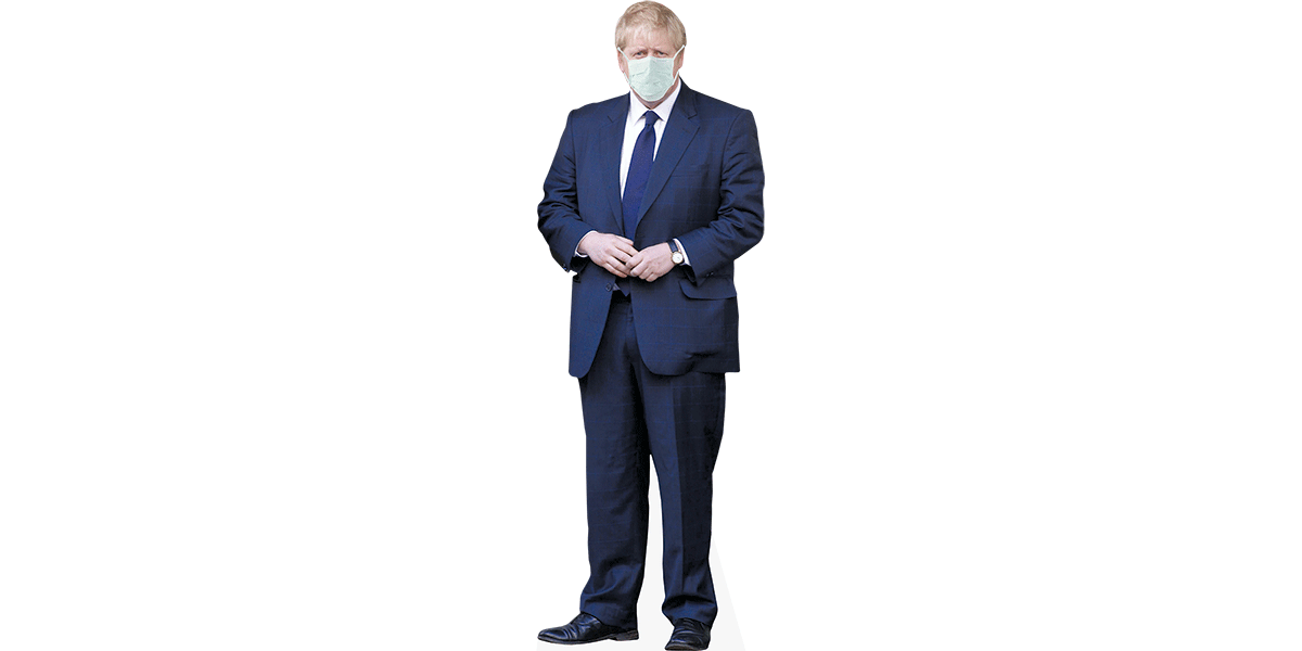 Featured image for “Boris Johnson (Face Covering) Cardboard Cutout”