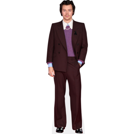 Featured image for “Harry Styles (Burgundy Suit) Cardboard Cutout”