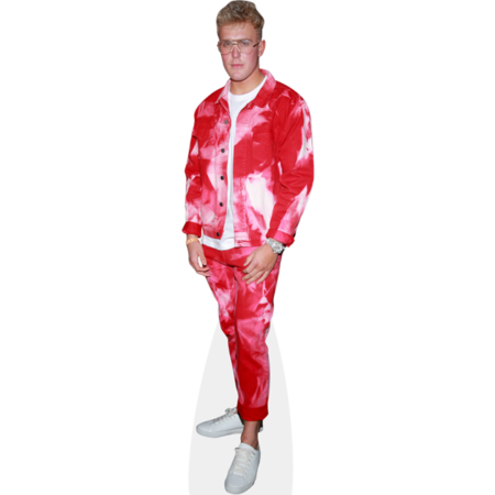 Featured image for “Jake Paul (Red Outfit) Cardboard Cutout”