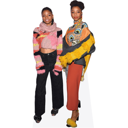 Featured image for “Chloe and Halle Bailey Mini (Duo) Celebrity Cutout”