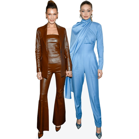 Featured image for “Gigi And Bella Hadid Mini (Duo 2) Celebrity Cutout”