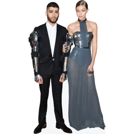 Featured image for “Celebrity Cutouts Gigi Hadid And  Zayn Malik Mini (Duo)”