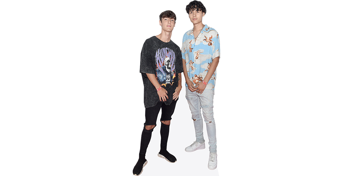 Featured image for “Giovanny Valencia And Bryce Hall Mini (Duo) Celebrity Cutout”