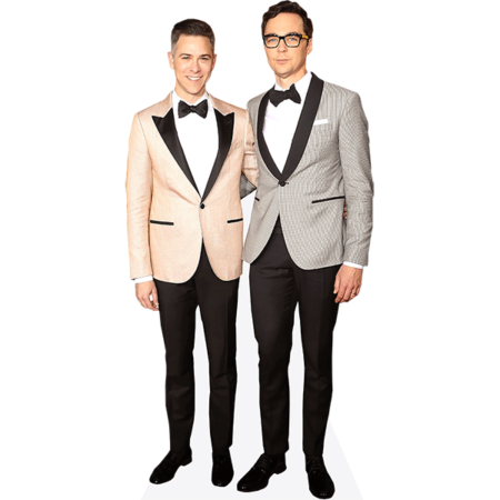 Featured image for “Jim Parsons And Todd Spiewak (Duo) Celebrity Cutout”