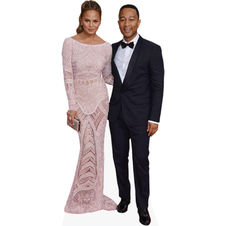 Featured image for “John Legend And Chrissy Teigen (Duo) Celebrity Cutout”