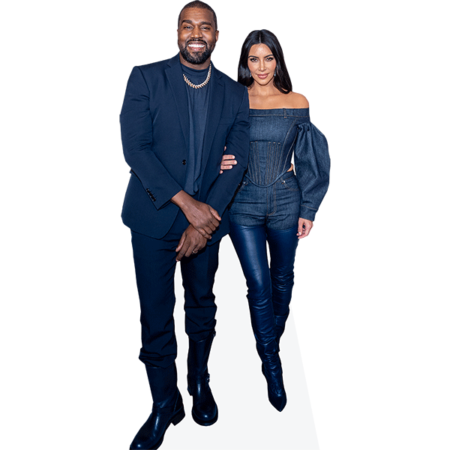 Featured image for “Celebrity Cutouts Kanye West And Kim Kardashian Mini (Duo)”