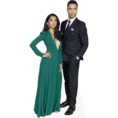 Featured image for “Menik Gooneratne And Rege-Jean Page Mini (Duo) Celebrity Cutout”