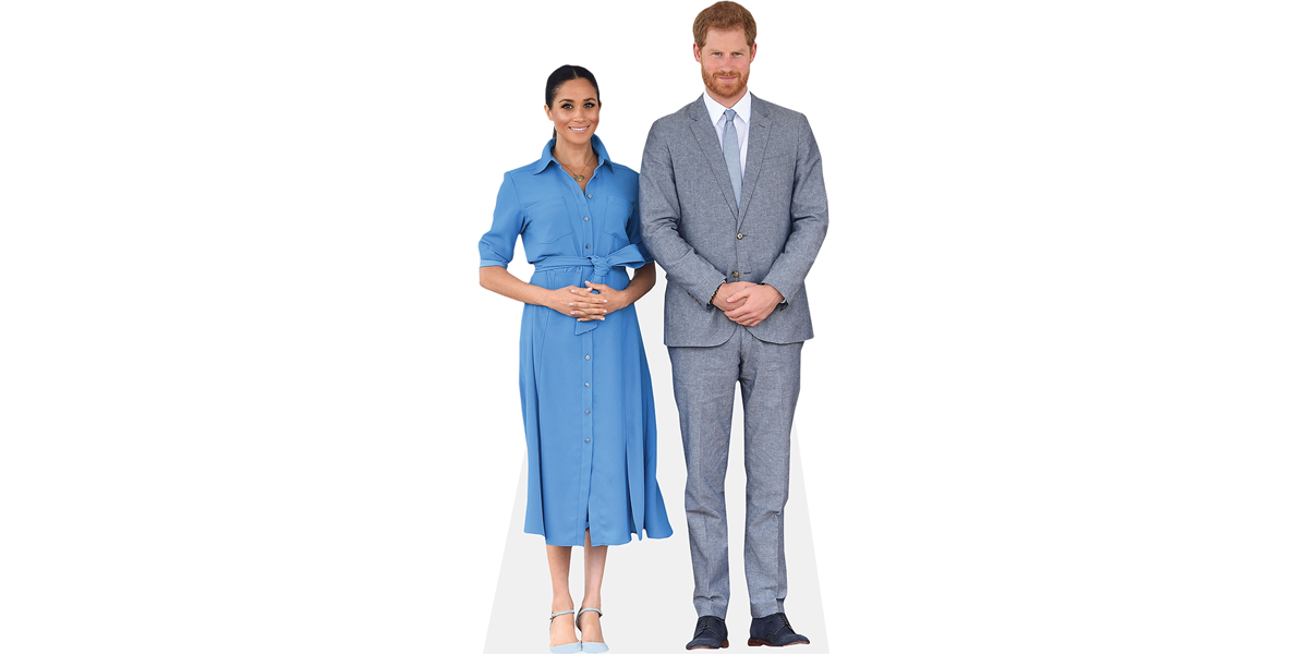 Featured image for “Prince Harry and Meghan Markle Mini (Duo 2) Celebrity Cutout”