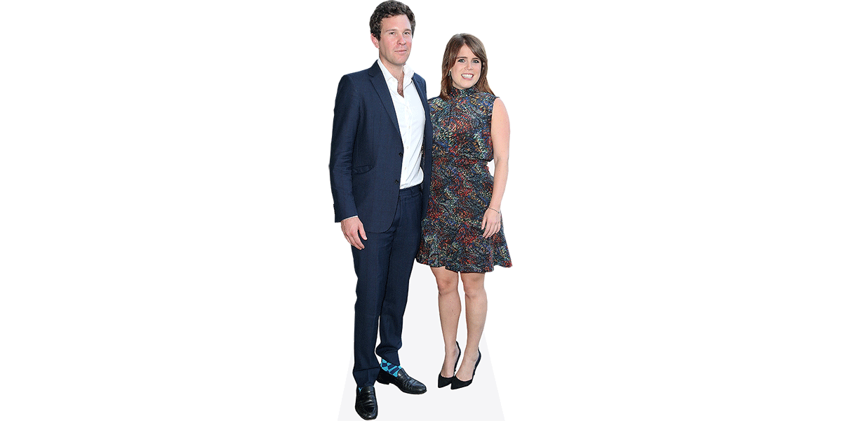 Featured image for “Princess Eugenie And Jack Brooksbank Mini (Duo) Celebrity Cutout”