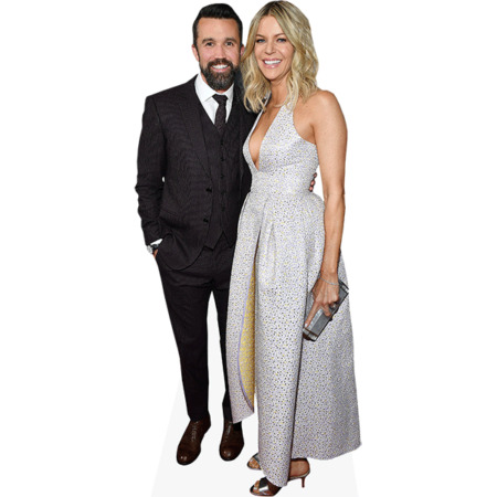 Featured image for “Celebrity Cutout Rob McElhenney And Kaitlin Olson Mini (Duo)”