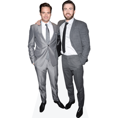 Featured image for “Sebastian Stan And Chris Evans Mini (Duo) Celebrity Cutout”