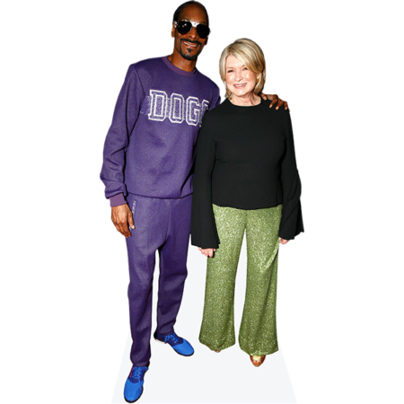Featured image for “Snoop Dogg And Martha Stewart (Mini Duo) Celebrity Cutout”