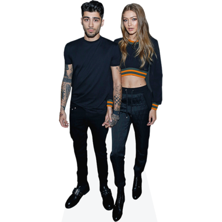 Featured image for “Gigi Hadid And Zayn Malik Mini (Duo 2) Celebrity Cutout”