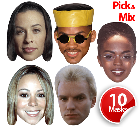 Featured image for “90’s Pop Stars Mask Bundle”
