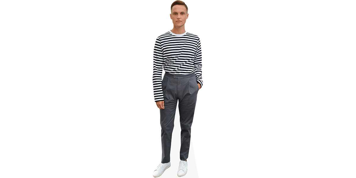Featured image for “Alexandre Wetter (Striped T-shirt) Cardboard Cutout”