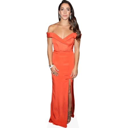 Aly Raisman (Orange Dress)